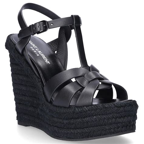 yves saint laurent wedge shoes|saint laurent tribute wedge.